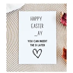 Dirty Easter Funny Adult Easter Card | Dirty Spring Holiday Card Easter Candy For Husband For Wife For Boyfriend For Girlfriend FWB Card