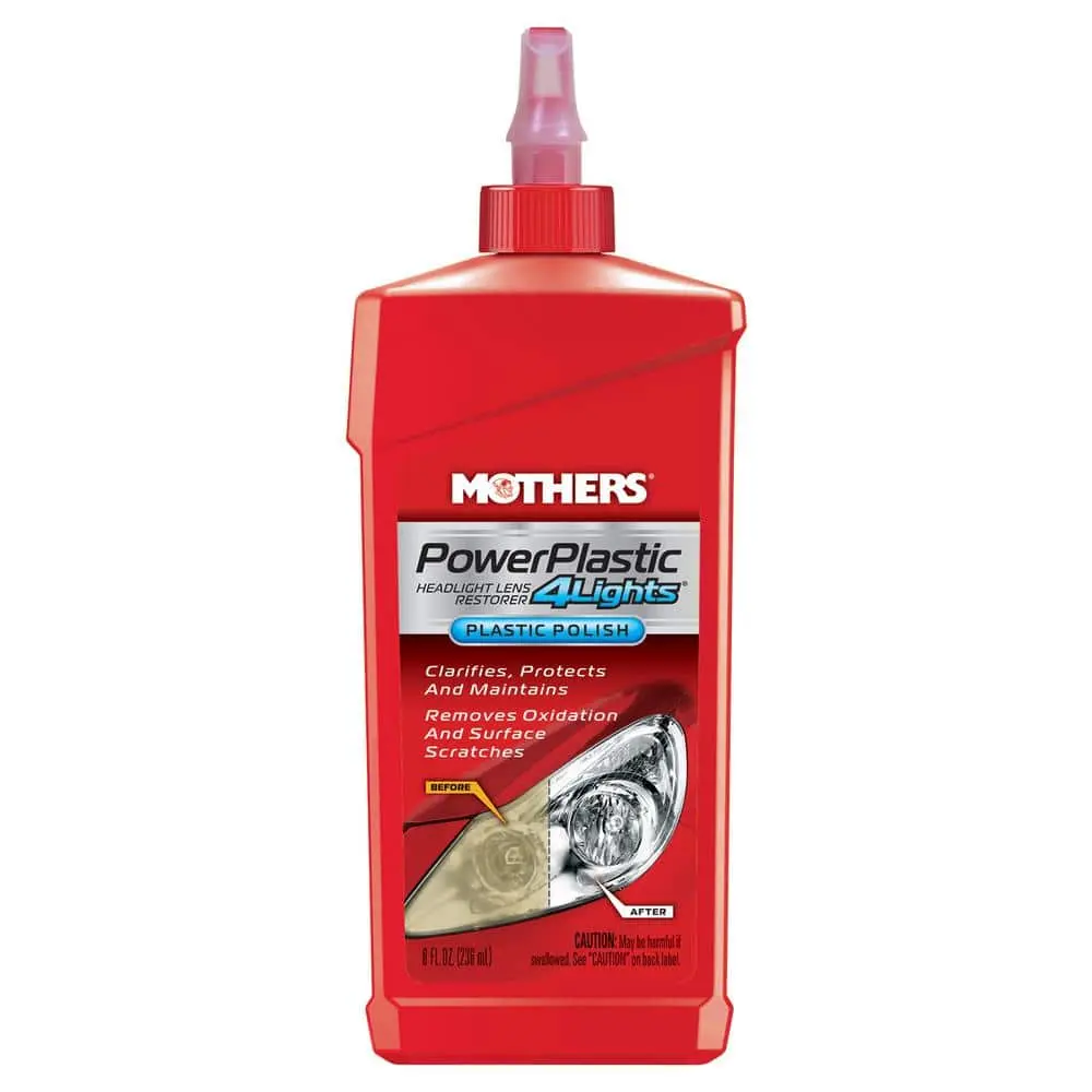 8 oz. 4-Lights Power-Plastic Polish Liquid