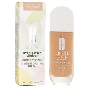 Clinque Even Better Clinical Vitamin MakeUp Foundation SPF 50 - # 1 Light Medium Cool