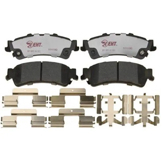 212 MAIN EHT792H Shim-Fitted Ceramic Hybrid Brake Pad Set, Automotive Replacement Parts for Passenger Car Vehicle, Delivers Reliable Aggressive Stops