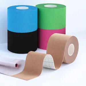 6-Color Waterproof Elastic Uncut Kinesiology Tape High Strength Athletic Tape for Knee Support Sports Protection Physical Therapy Fitness Running Basketball Protective Gear Breathable Sweat-Resistant Daily Training Tape Volleyball Tape