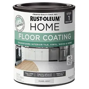 Rust-Oleum 102910 1 qt. Home Floor Coating Pearl Gray Base Coat