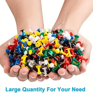 200 push pins of various colors - NewShark provides durable plastic and steel push pins for bulletin boards, cork walls, and office desks
