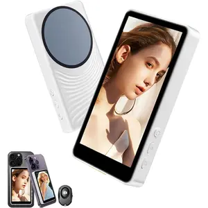 Phone Vlog Selfie Monitor Screen,Wireless Remote Rear Camera Monitor, No Latency, Selfie/Vlogging/Live Streaming Compatible with iPhone Android HD Display for TikTok/YouTube