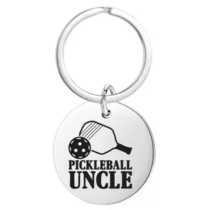Pickleball Uncle Keychain