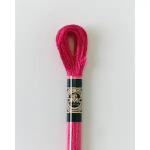 DMC Embroidery Stranded Thread - Satin Floss - S601 - Impatiens