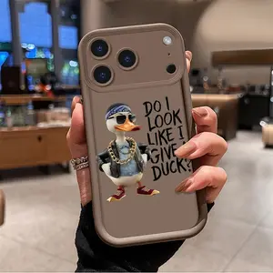 Funny Gangster Duck "Do I Look Like I Give A Duck?" Smartphone Case - Cellphone Accessories for iPhone & All Samsung Handheld Devices
