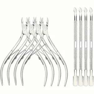 Professional Nail Clipper Set, Stainless Steel Nail Trimmer, Nail Clippers, Nail Nippers, Manicure & Pedicure Tool for Home & Salon Use