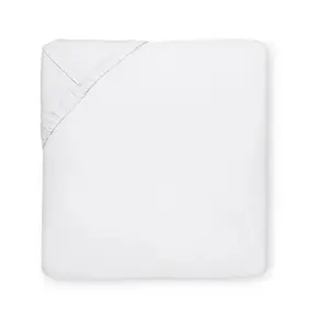 Minimalist Solid Cotton Percale Fitted Sheet