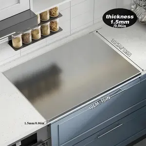 Stainless Steel Chopping Board, Non-slip Kitchen Chopping Board, Kitchen Cutting Board, Kitchen Accessories, Household Kitchen Gadgets