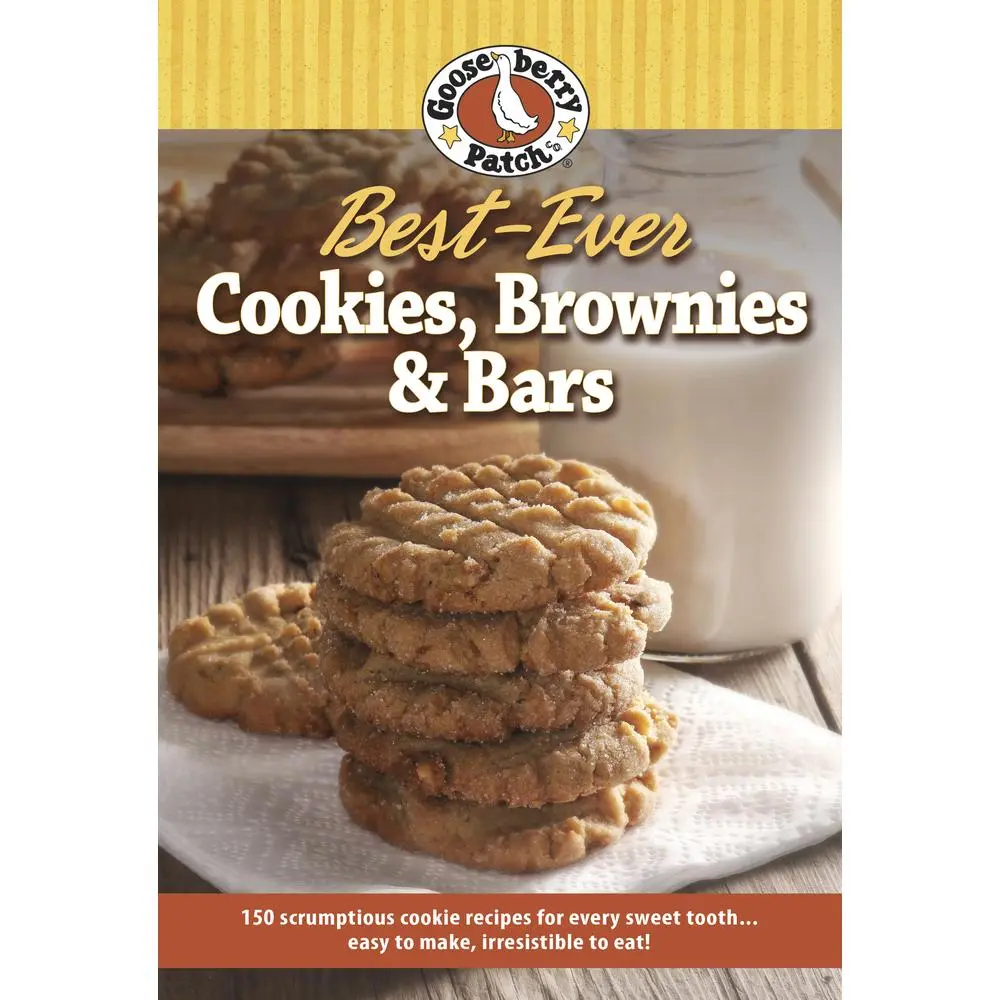 Used Food & Bake Sale Recipe Books - Best-Ever Cookie, Brownie & Bar Recipes by Gooseberry Patch (Soft Cover, 1.52 lb, English), 1.52 Pounds