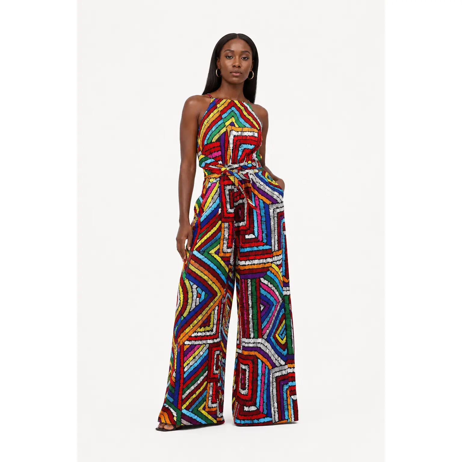 Smooth Visage Ankara African Print Women's Jumpsuit