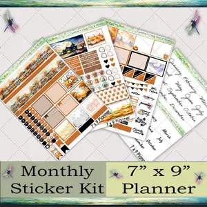 7x9 Monthly Cauldrons & Candy Corn