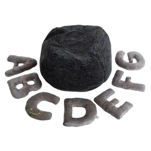 Alphapals® 11 Inch Plush Letter Set - Rhino Grey