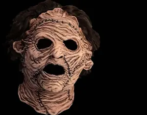 Lord Grimley's Manor - The Texas Chainsaw Massacre 3D Leatherface - Latex Halloween Mask - Created by Trick or Treat Studios Accessories