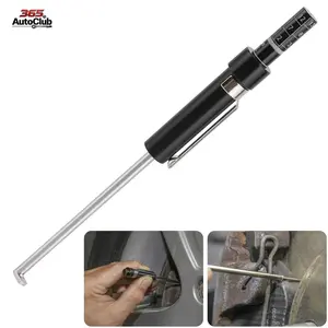 Brake Pad Thickness Gauge Tool, 1.5mm-11mm Scale Measuring Ruler, Portable Auto Brake Shoe Wear Tester, Base Plate Detection Gauge for Automotive Brake Pad Inspection