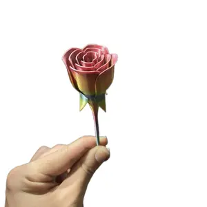 Rainbow Roses 3D Printed, Mothers Day Roses, Multiple Colors Available
