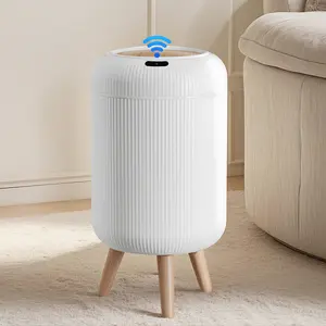 1PC 3 Gallon Smart Sensor Trash Can! Auto Open + Detachable Legs - Odor Resistant & Silent for Kitchen/Bathroom/Outdoor convenient design motion can