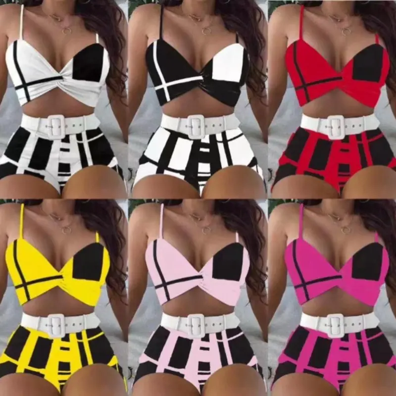 Women's Short & Top Set - Womenswear Clothing Set for Daily Wear