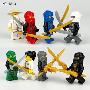 Little Sun 1613 M8121 8007 Ninja minifigures small particle mosaic doll toy bag humanized doll educational toy