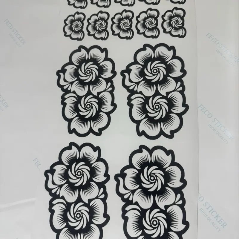 Glitter Paper Sticker Henna Stencils for Temporary Tattoos, Backhand and Finger Henna Designs Template for All Skin Types, Sparkle Effect, Sticker Paper, Suit All Skins, Backhand Art, Unscented, Glow Like Africa, Single Item, Sparkling, Hands/Fingers