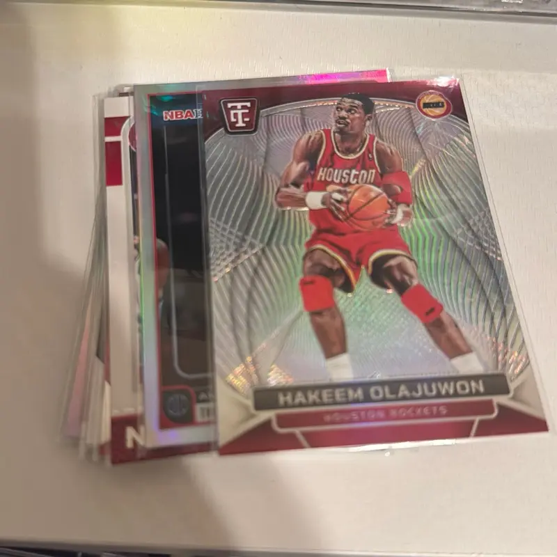 11 piece houston rockets card lot