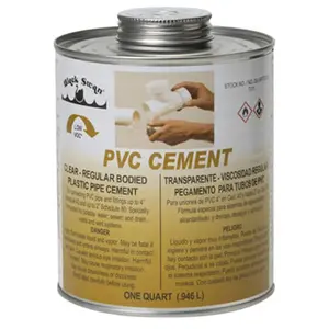 Black Swan  0.5 Point Regular Bodied PVC Cement, Clear