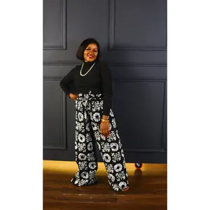 Torewa Adinkra ankara baggy palazzo pants