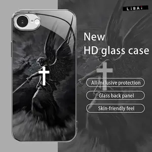 Suitable for [iPhone 16e] Jesus New stylish high quality glass protective case affordable anti-drop anti-fingerprint-888