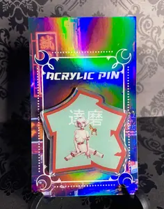 'Sushi' 2.5" acrylic pin