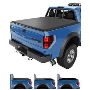 GARVEE Soft Vinyl Roll-Up Tonneau Covers for Ford F150 (2004-2023): Available in 6.5ft and 5.5ft Sizes, Black, Durable, Easy to Install, Enhances Truck Bed Protection and Aesthetic, Compatible with Various Ford F150 Models from 2004 to 2023.