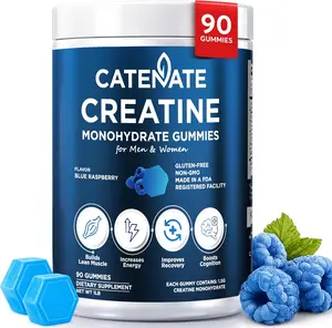 Creatine Gummies for Men & Women | 4500mg Creatine Monohydrate | Eurofins Third-Party Tested | Muscle Strength, Endurance & Recovery | No Shaker Needed | Vegan, Non-GMO, Gluten-Free, 90 Count