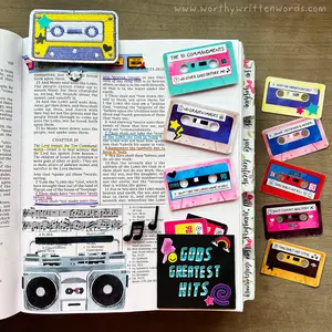 God's Greatest Hits- The Ten Commandments Bible Journaling Old Testament Page Kit