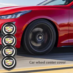 Cadillac Car Wheel Hub Center Caps, Special Fit Hub Center Caps for Car Tires, Personalized Modified Replacement Wheel Hub Protection Caps, Car Modified Wheel Hub Accessories, Fit for Cadillac CT4/CT5/CT6/XT4/XT5/XT6/ATSL/XTS/XT6, Wheel Cover