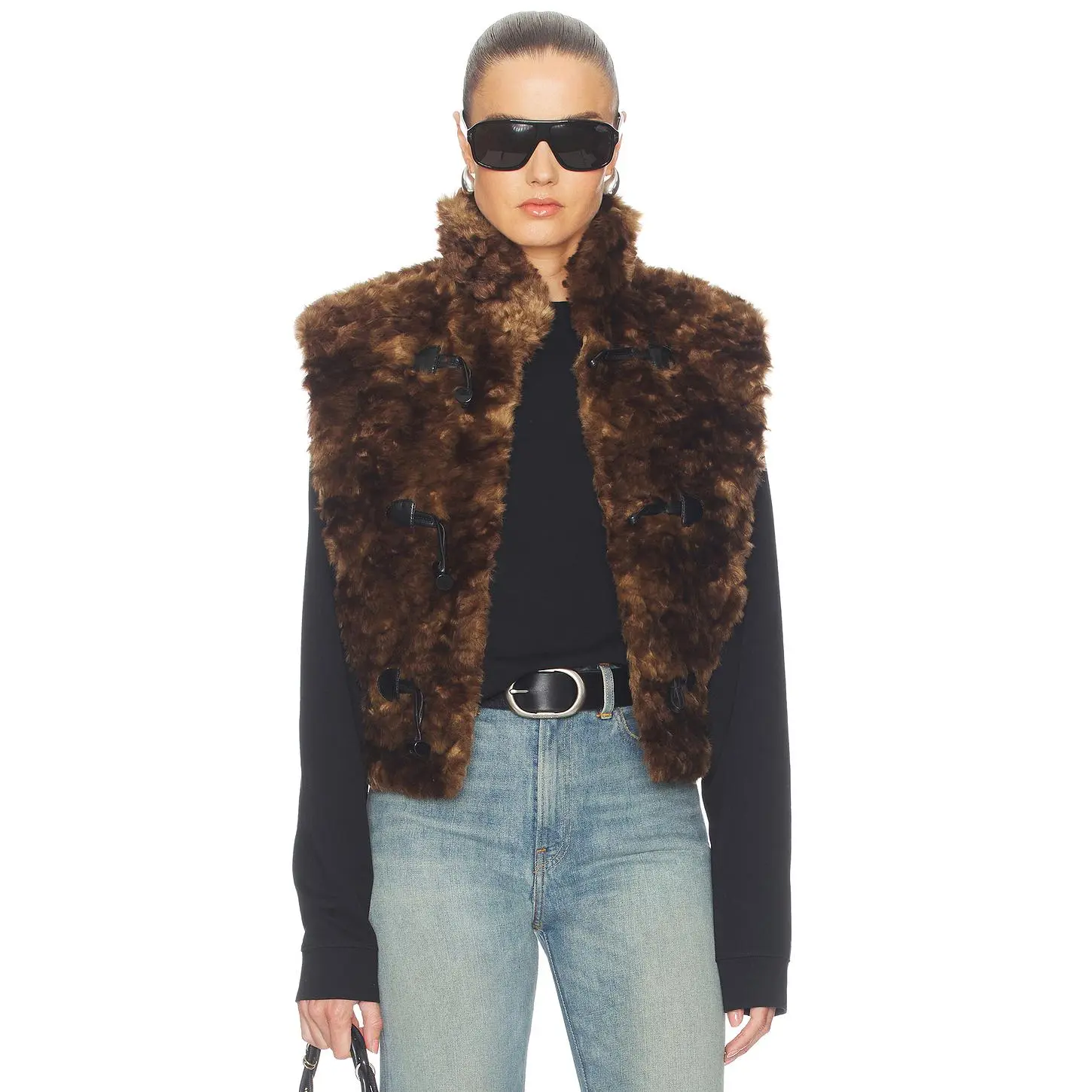 Isabel Marant Etoile Jocya Vest in Brown