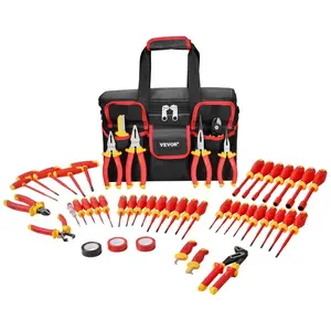 Insulated Screwdriver Set 50-Piece Insulated Tool Set for Electricians 1000V