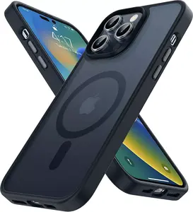 For iPhone 14 Pro Max/14 Pro/ 14 Magnetic MagSafe Slim Hard Case Heavy DutyCover