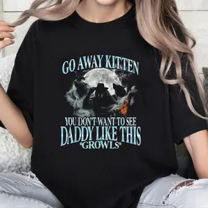 Go Away Kitten, Funny Bootleg Daddy Sigma Wolf T-Shirt