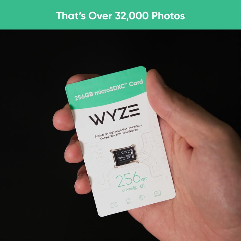 Wyze MicroSD Card — High-Speed Storage for Wyze Cams, Nintendo Switch, Digital/Security Cameras, Smartphone, GoPRO, Drones, Affordable Accessories