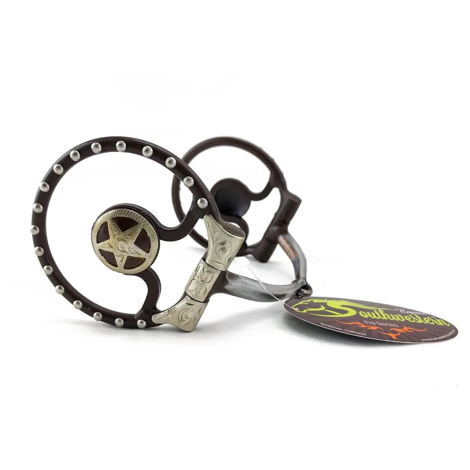 D-Ring Cooper in Lay Texas Star Snaffle Show Bit