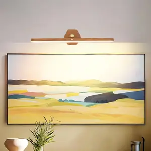 Adjustable LED Display Modern Mood Lighting, LED Ambient Light, Wireless Art Picture Lamp, Interior LED Lights, USB Rechargeable Touch Switch Magnetic Wall Mount, Ideal for Paintings & Portraits, Adjustable Lights