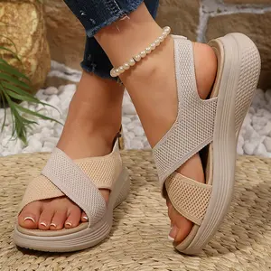 Women Walking Sandals Comfortable Non-slip Casual Open Toe Sport Sandals for Athletic Summer Beach
