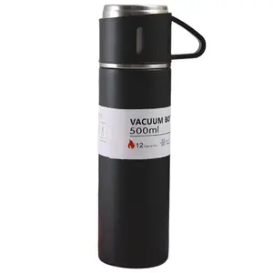 Vacuum Flask Thermal Stainless Steel Bottle Set