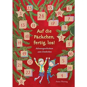USED-Auf die Päckchen, fertig, los!, Adventsgeschichten zum Entdecken Deutsch by Anna Herzog (Hardcover)