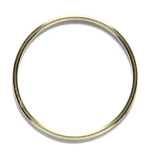 MH5-BR: Macrame Ring 5" Brass PLT