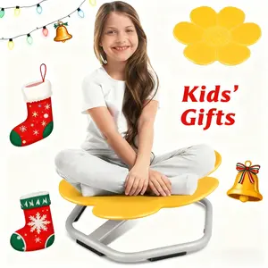 Sensory Toys Kids Swivel Chair,Kids Swivel Chair, Petal Sit and Spin Seat Balance Chair, Regulating Toddler’s Body Balance,Metal Base Non-Slip