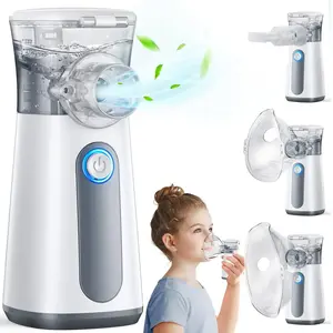 Portable Ultrasonic Air Humidifier, Handheld Steam Inhaler, Multifunctional Negative Ion Air Humidifier for Travel, Office and Home Use