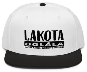 Oglala Lakota People Snapback Hat Embroidered Native American