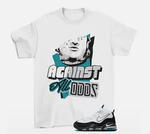 All Odds Shirt White to Match Air Max Uptempo 95 Mystic Teal