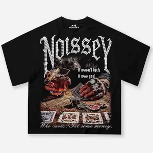 Who Cares Get Some Money Noissey Graphic T-Shirt Oversized Streetwear Unisex 100% Cotton Boxy Hip Hop Tee